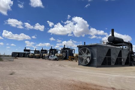 midstream o&g production site